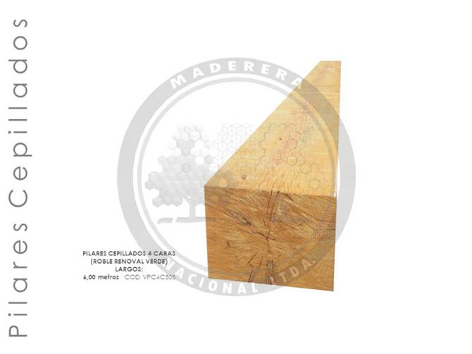 Pilar Cepillado 6mts