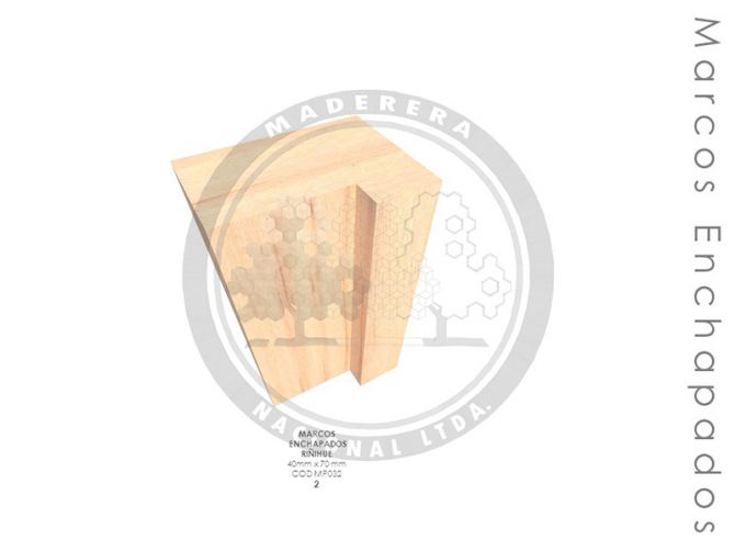 Marco Enchapado Riñihue 40mm x 70mm