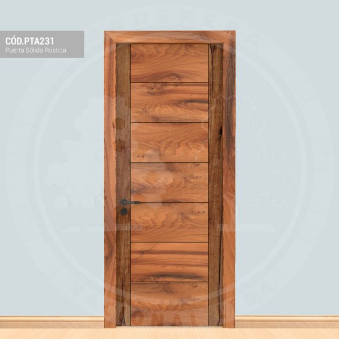 Puerta Sólida Rústica PTA231