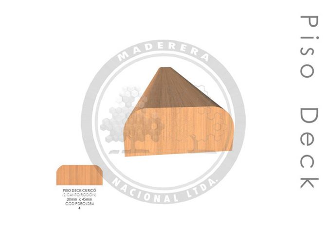 Piso Deck Curicó 20mm x 45mm