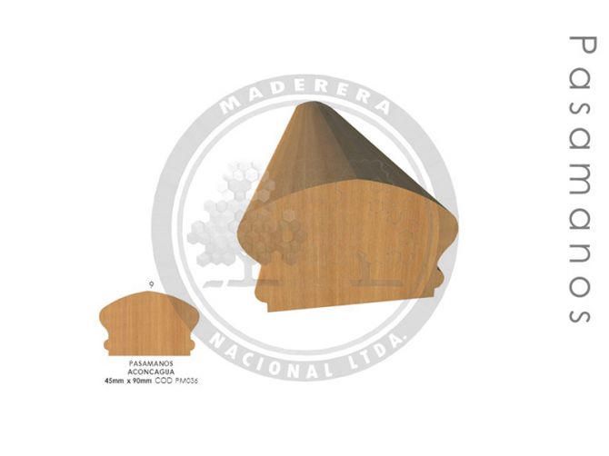 Pasamanos Aconcagua 45mm x 90mm