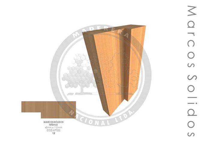 Marco Sólido Riñihue 45mm x 110mm MP022