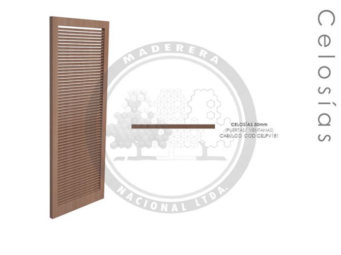 Celosía Cabulco 30mm