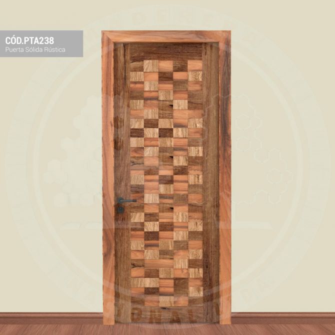 Puerta Sólida Rústica PTA238