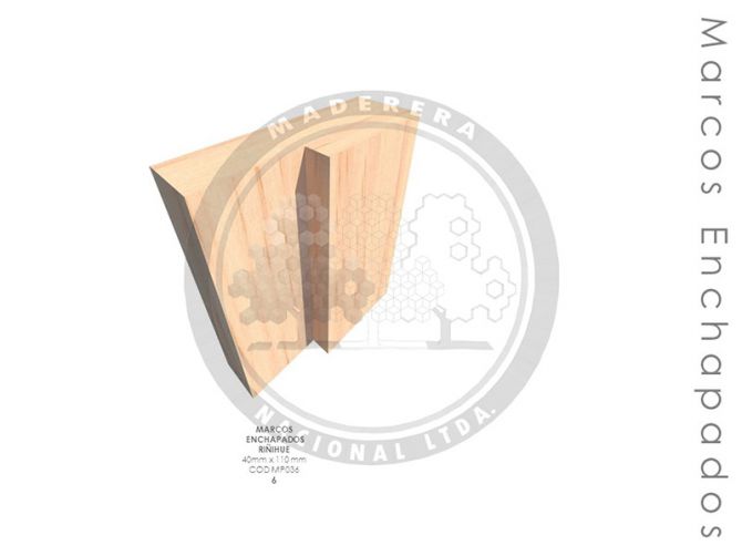 Marco Enchapado Riñihue 40mm x 110mm