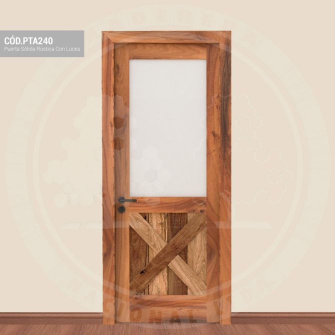Puerta Sólida Rústica PTA240