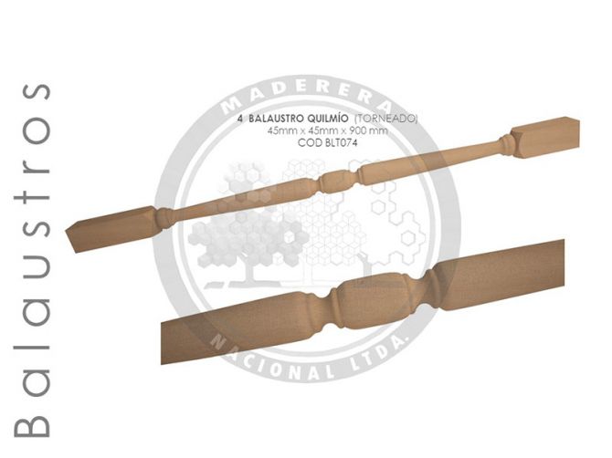 Balaustro Torneado Quilmío